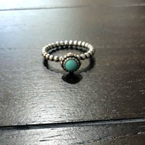 Turquoise pandora ring